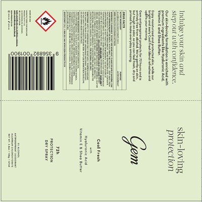 Label (Gem Cool Fresh 3.8oz)